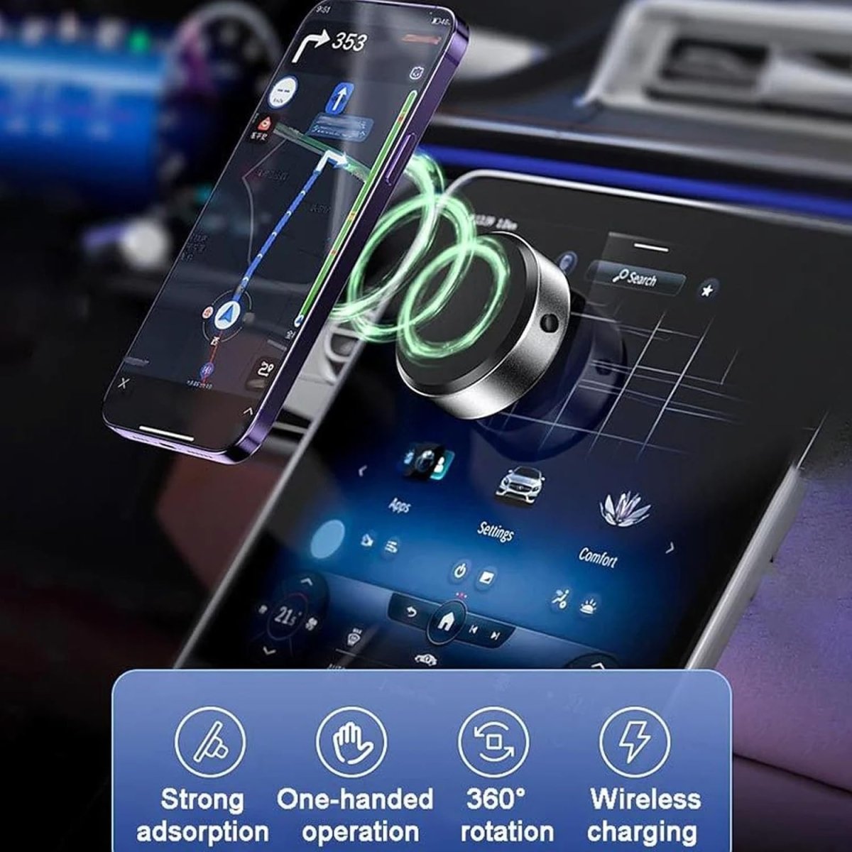Intelligent Car Mount - LightsBetter