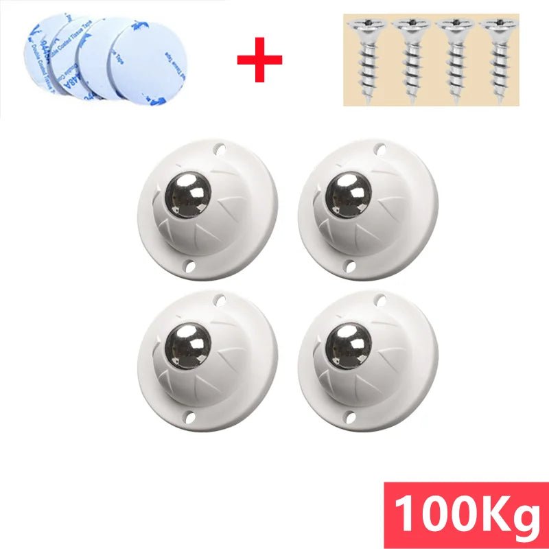 Mini Caster Wheels/4Pcs - LightsBetter