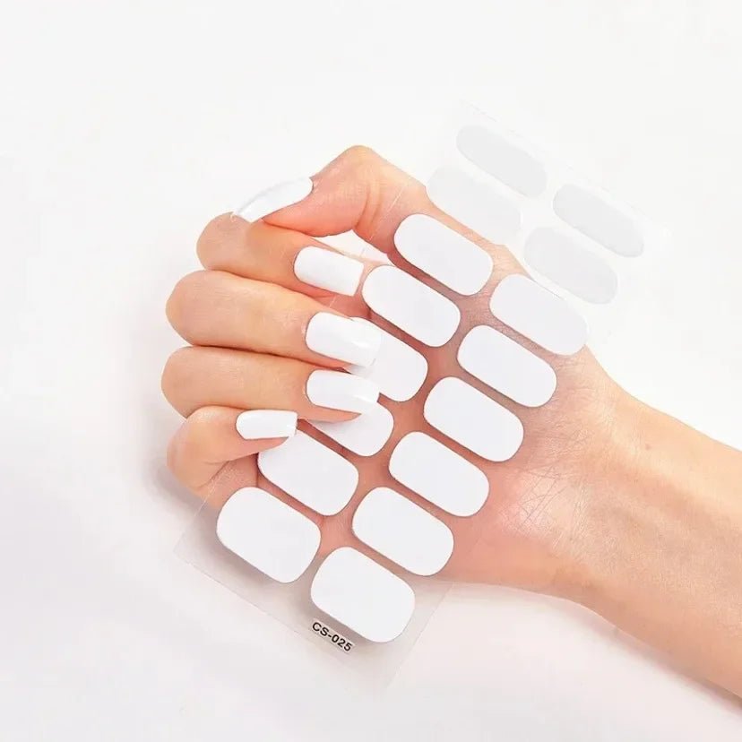 Semi - Cured Gel Nail / solid Colour - LightsBetter