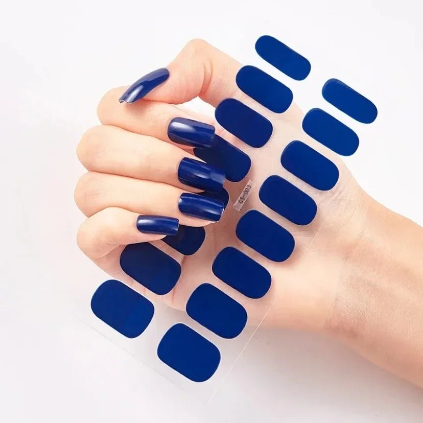 Semi - Cured Gel Nail / solid Colour - LightsBetter