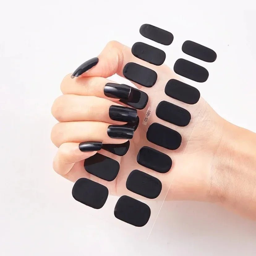Semi - Cured Gel Nail / solid Colour - LightsBetter