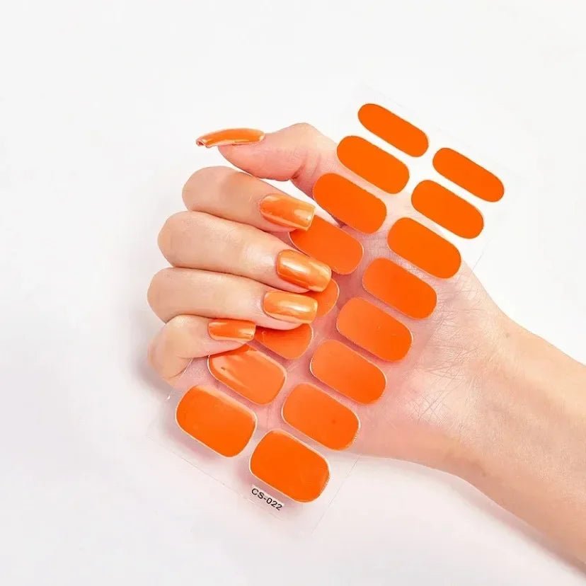 Semi - Cured Gel Nail / solid Colour - LightsBetter