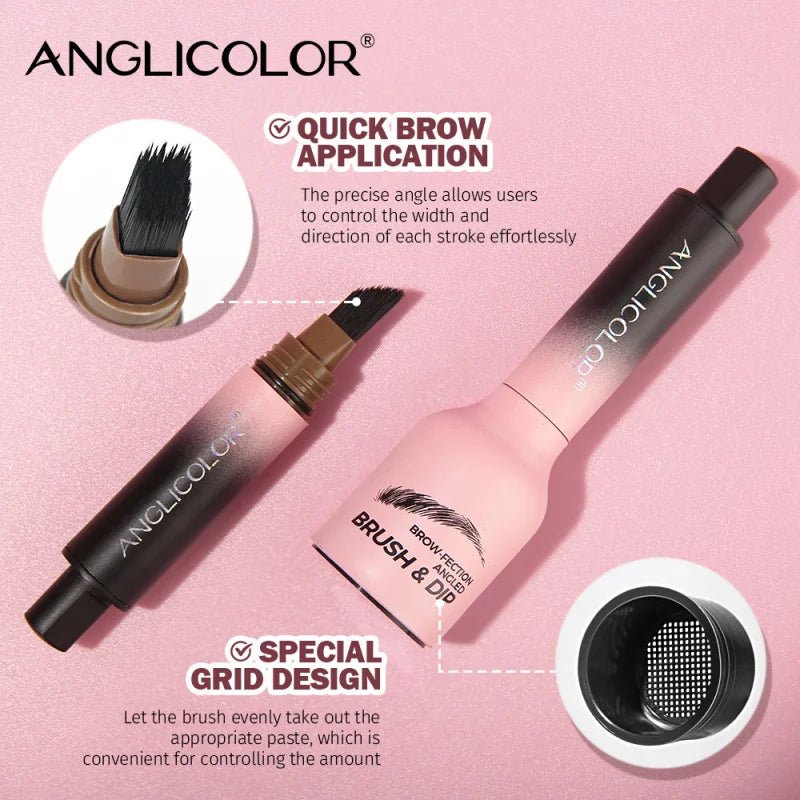 Waterproof Eyebrow Angled Brush - LightsBetter