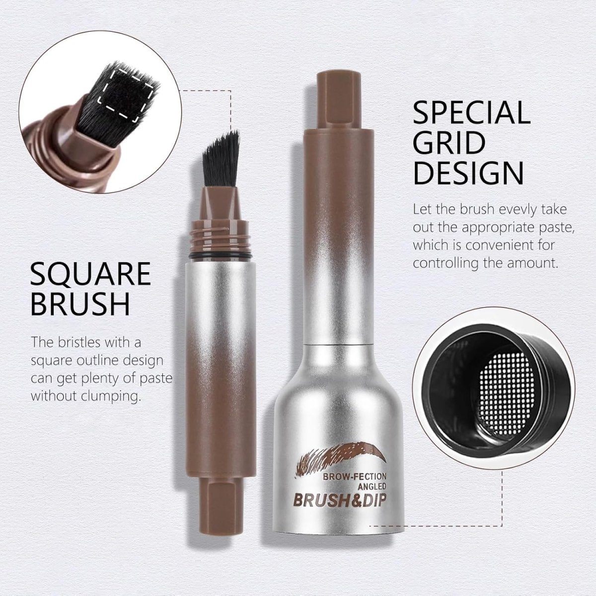 Waterproof Eyebrow Angled Brush - LightsBetter