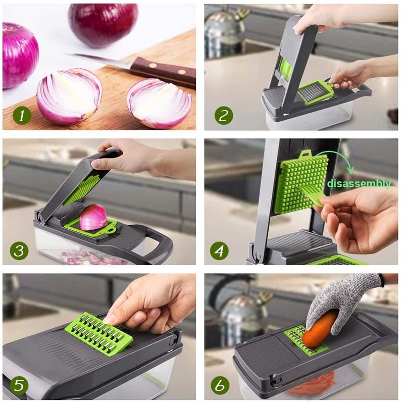 11 in 1 Vegetable Chopper - LightsBetter