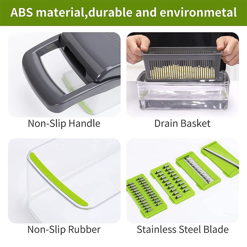 11 in 1 Vegetable Chopper - LightsBetter