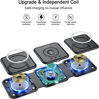 Thumbnail for 3 In 1 Magnetic Wireless Charger Pad - LightsBetter