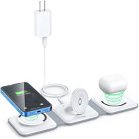 Thumbnail for 3 In 1 Magnetic Wireless Charger Pad - LightsBetter