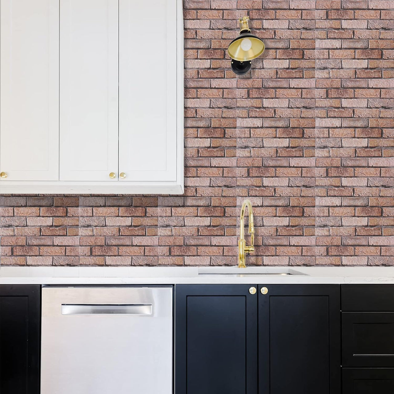 3D Self-Adhesive Wall Tiles/12Pcs - LightsBetter