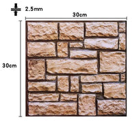 Thumbnail for 3D Self-Adhesive Wall Tiles/12Pcs - LightsBetter