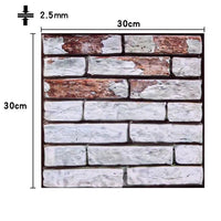 Thumbnail for 3D Self-Adhesive Wall Tiles/12Pcs - LightsBetter