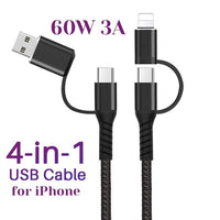 Thumbnail for 4 In 1 USB Cable - LightsBetter