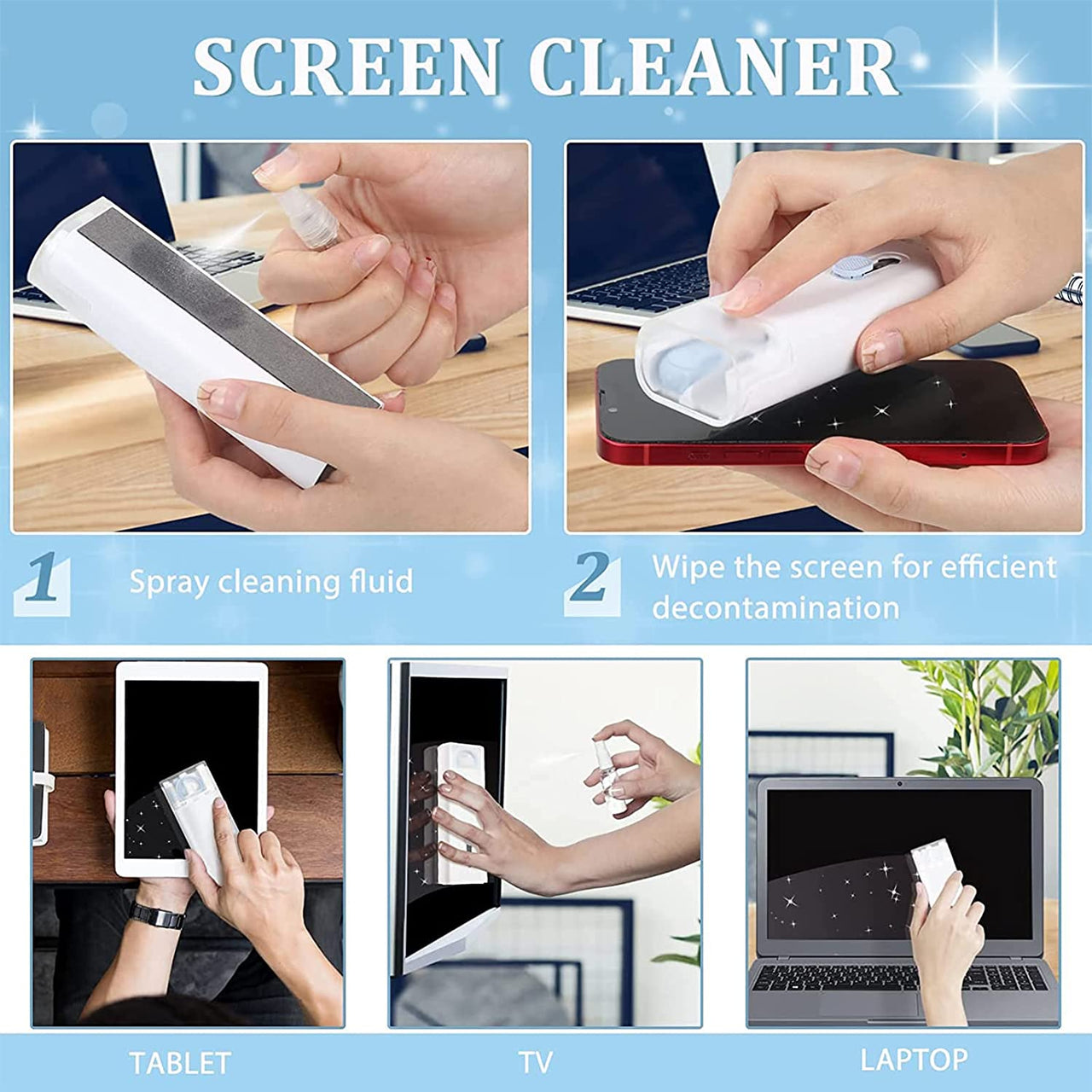 7 in 1 Cleaner Brush Kit - LightsBetter
