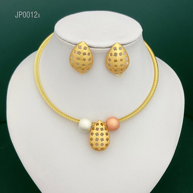 African Beads Jewelry Set - LightsBetter