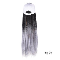 Thumbnail for Baseball Cap Braided Wig - LightsBetter