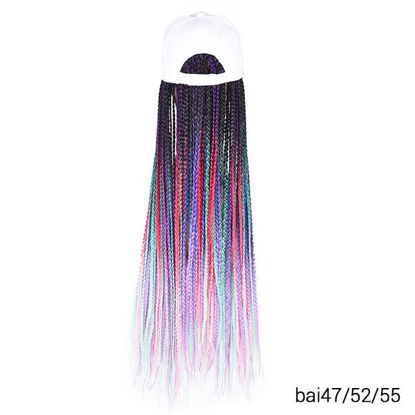 Baseball Cap Braided Wig - LightsBetter