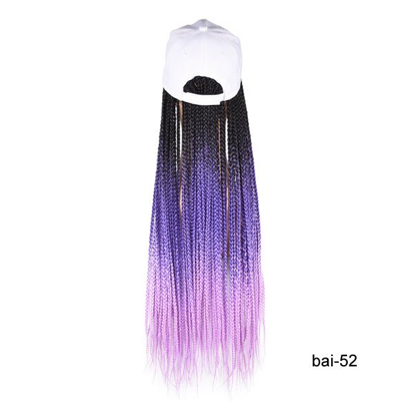 Baseball Cap Braided Wig - LightsBetter