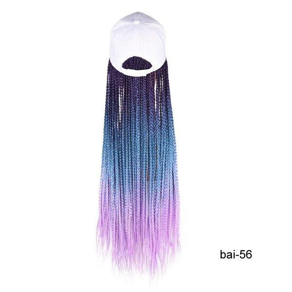 Baseball Cap Braided Wig - LightsBetter