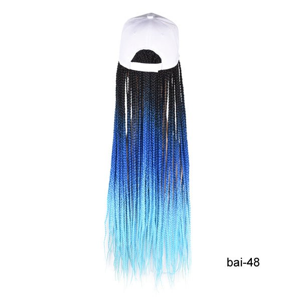 Baseball Cap Braided Wig - LightsBetter