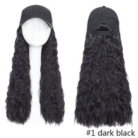 Thumbnail for Baseball Cap Long Hair Wig - LightsBetter
