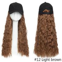 Thumbnail for Baseball Cap Long Hair Wig - LightsBetter