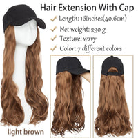 Thumbnail for Baseball Cap Long Hair Wig - LightsBetter