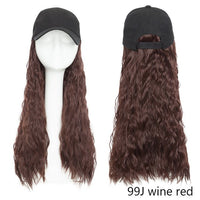 Thumbnail for Baseball Cap Long Hair Wig - LightsBetter