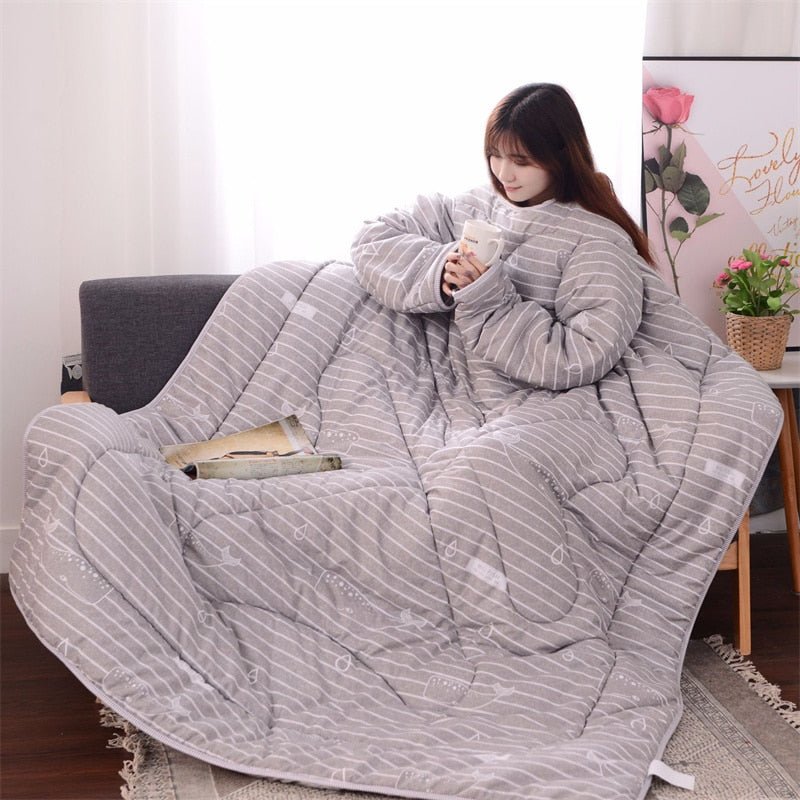 Blanket with Sleeves - LightsBetter