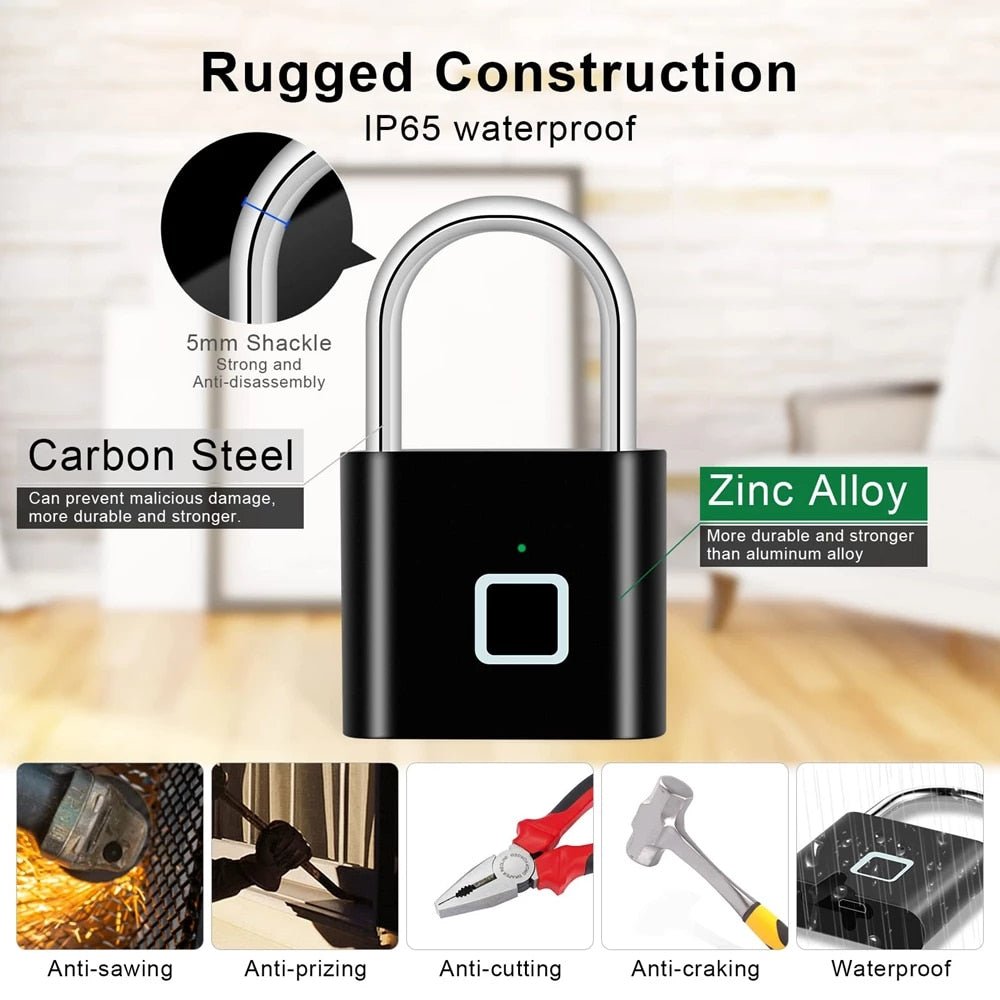 Bluetooth Fingerprint Lock - LightsBetter