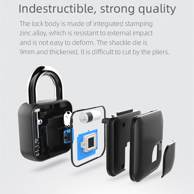 Bluetooth Fingerprint Lock - LightsBetter