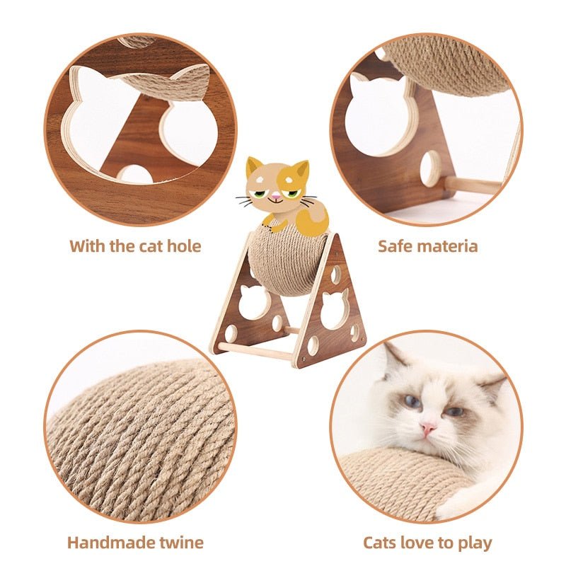 Cat Scratching Ball - LightsBetter