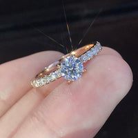Thumbnail for Crystal Zircon Rings - LightsBetter