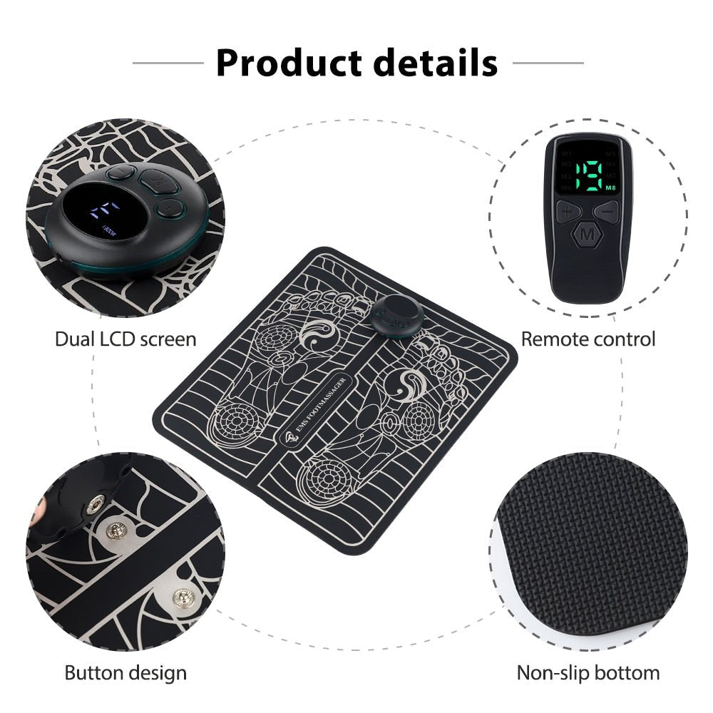 Electric Foot Massager Mat - LightsBetter
