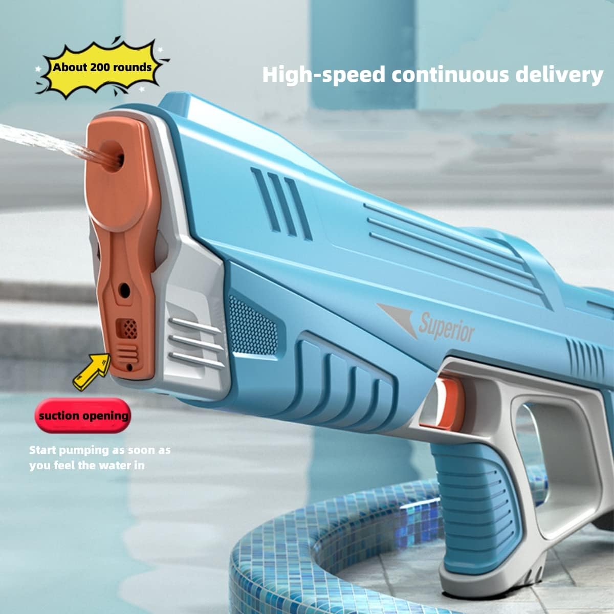 Electric Water Gun - LightsBetter