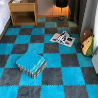 Thumbnail for Fluffy Puzzle Floor Mat - LightsBetter
