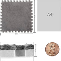 Thumbnail for Fluffy Puzzle Floor Mat - LightsBetter