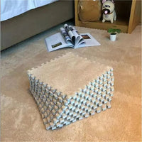Thumbnail for Fluffy Puzzle Floor Mat - LightsBetter