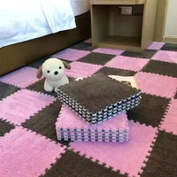 Thumbnail for Fluffy Puzzle Floor Mat - LightsBetter
