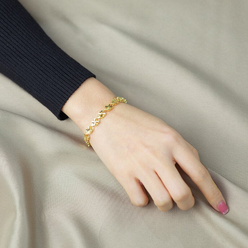 Four-leaf Clover Bracelet - LightsBetter