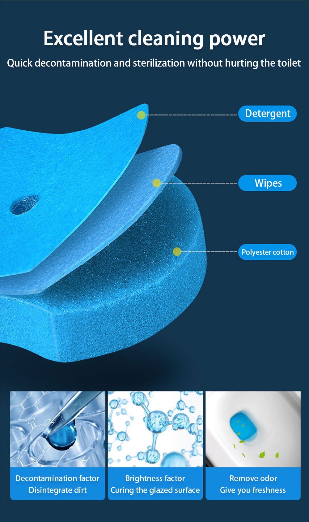 Hygienic Toilet Brush - LightsBetter