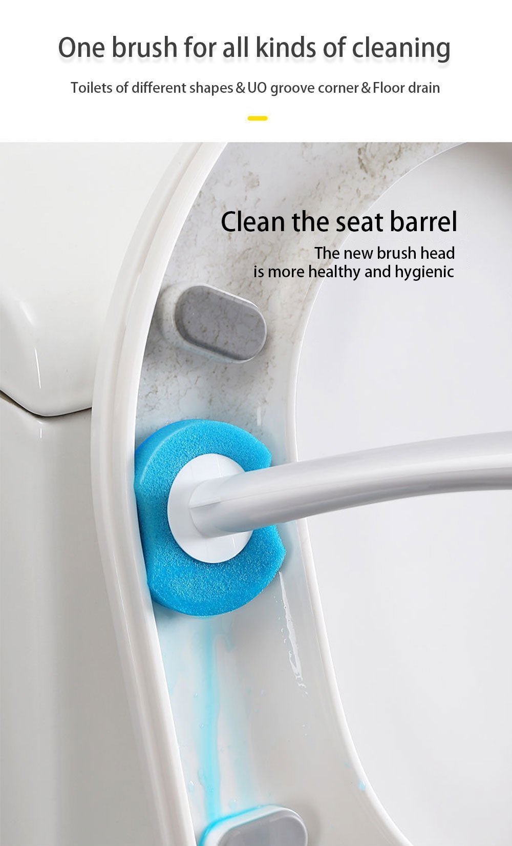 Hygienic Toilet Brush - LightsBetter
