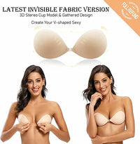 Thumbnail for Invisible Push Up Bra - LightsBetter