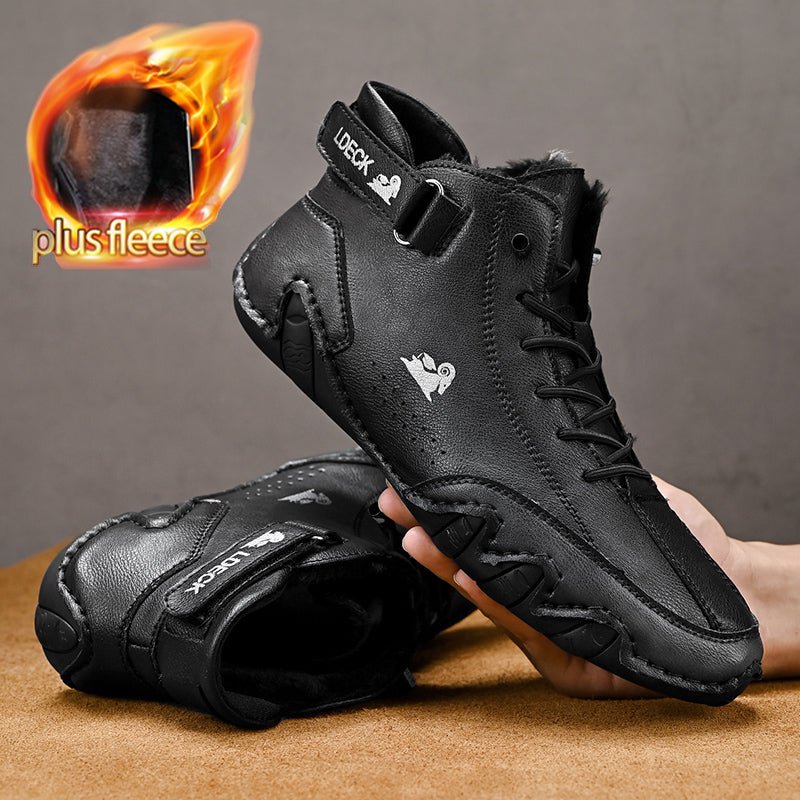 Italian Suede Boots Handmade - LightsBetter