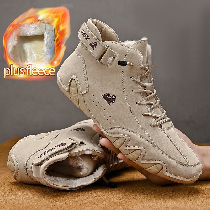 Italian Suede Boots Handmade - LightsBetter