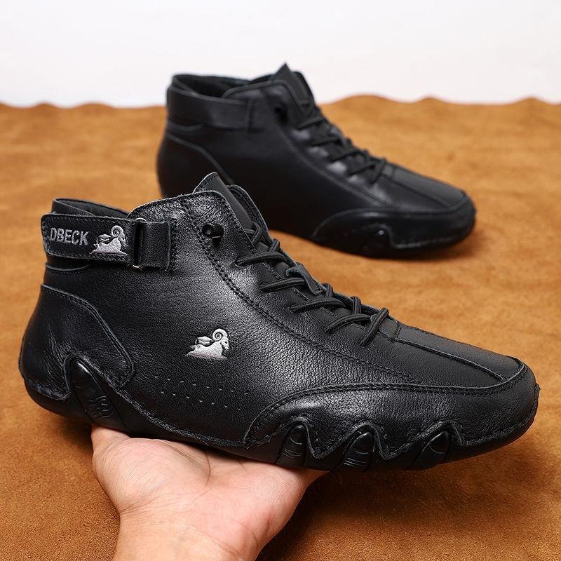 Italian Suede Boots Handmade (Beck Shoes) - LightsBetter