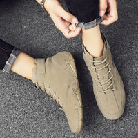 Thumbnail for Italian Suede Boots Handmade (Beck Shoes) - LightsBetter