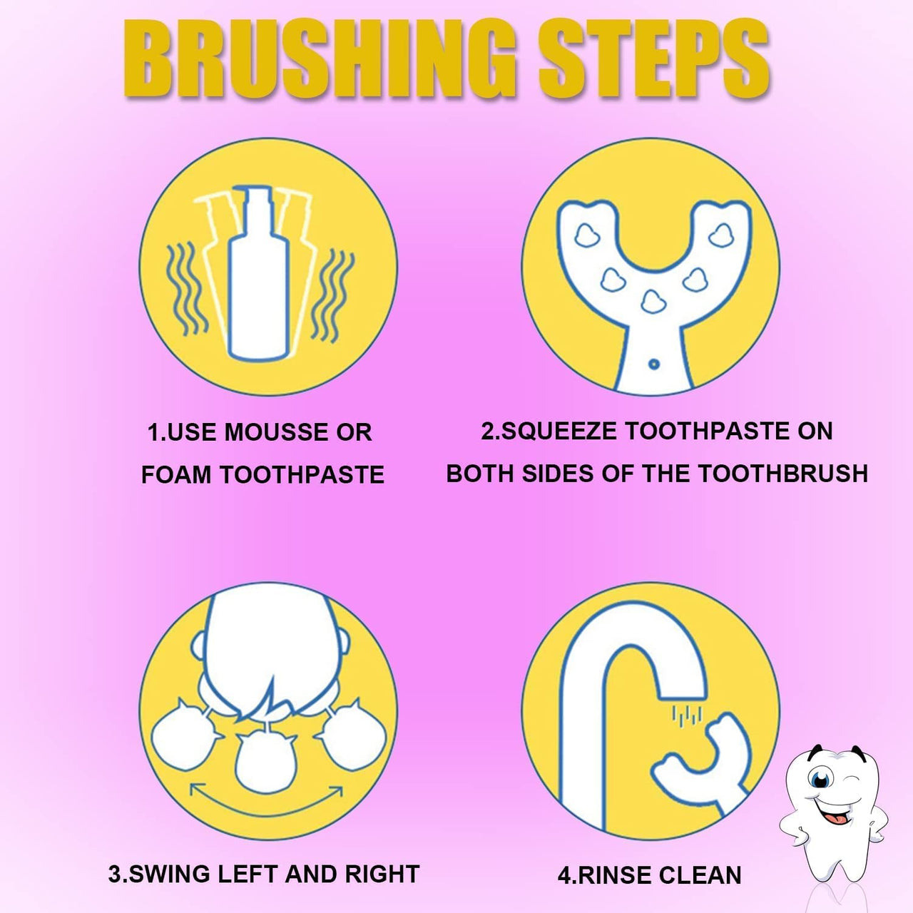 Kids U-Shape Toothbrush - LightsBetter