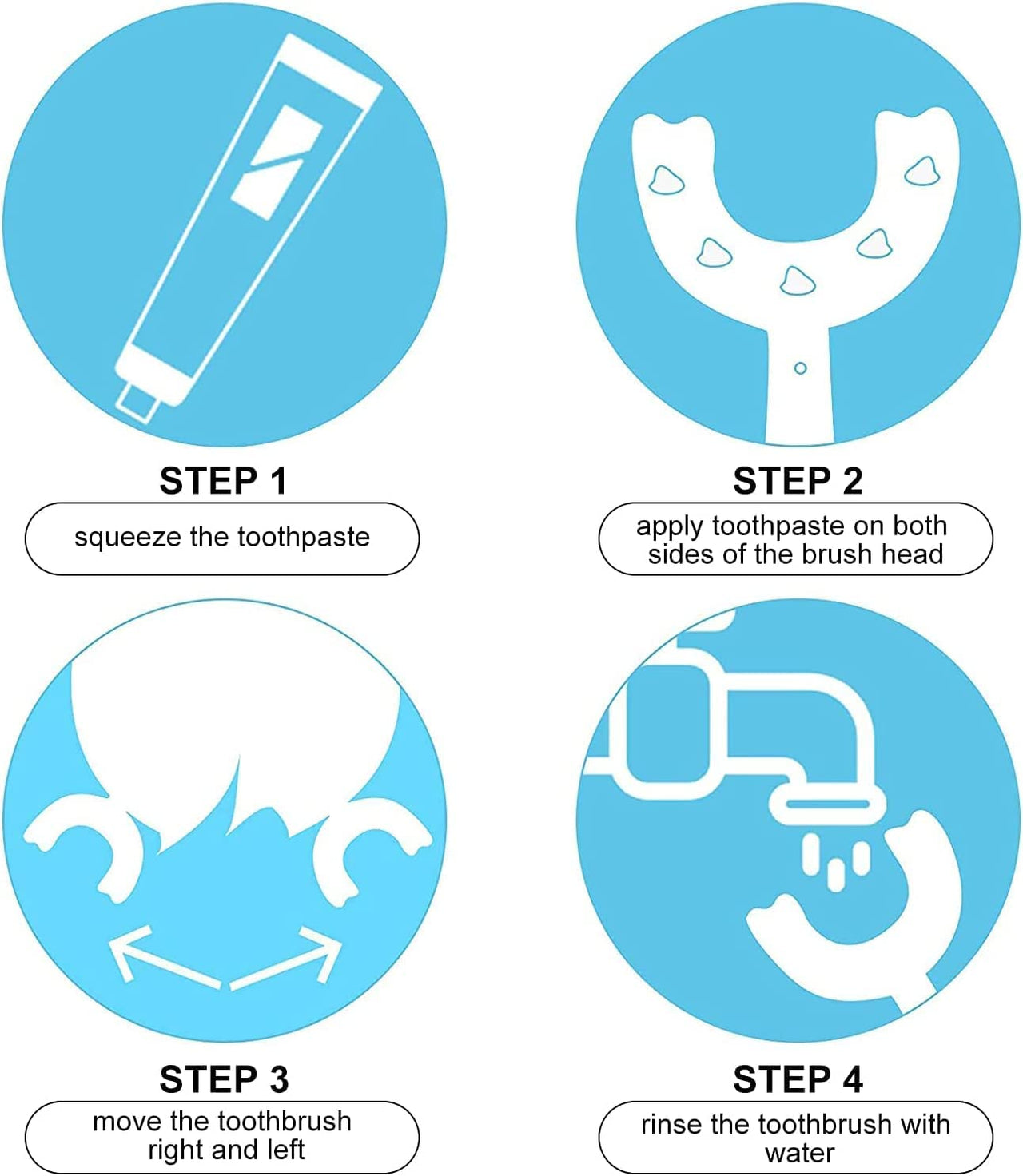 Kids U-Shape Toothbrush - LightsBetter