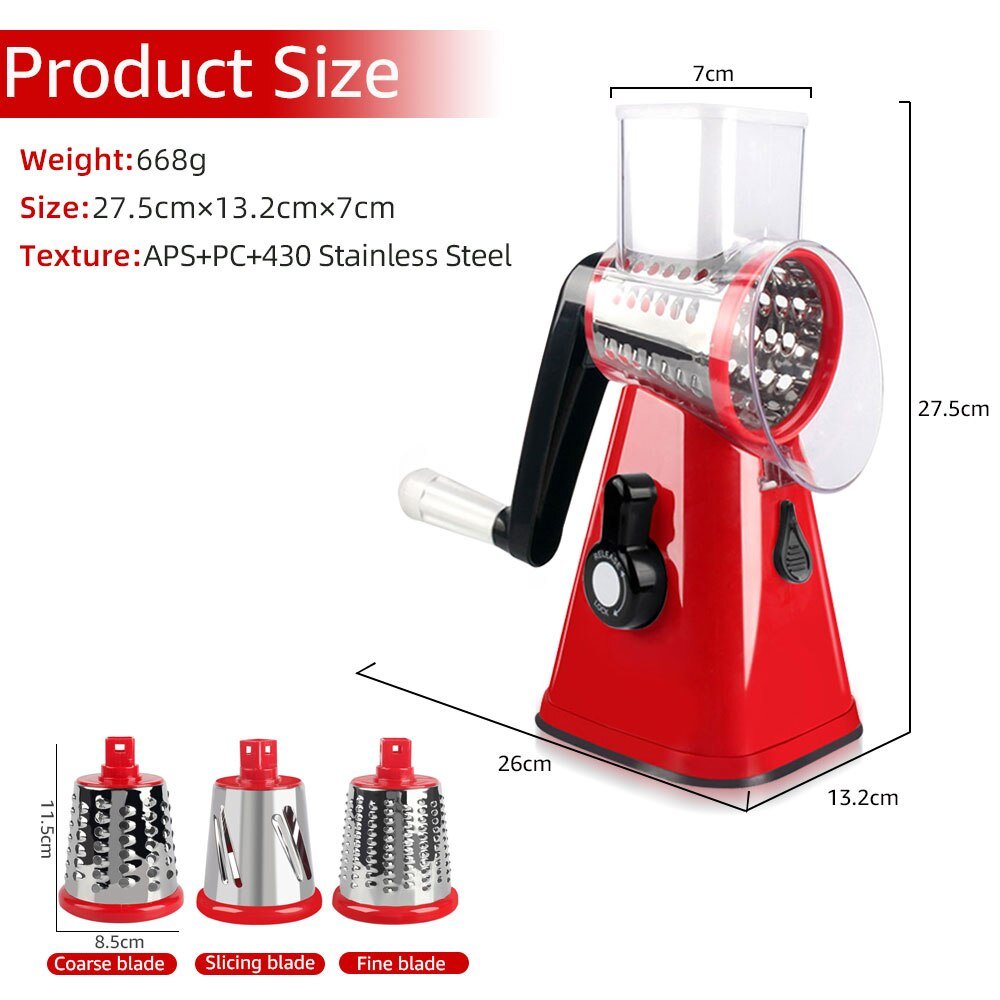 Magic Rotary Vegetable Slicer - LightsBetter