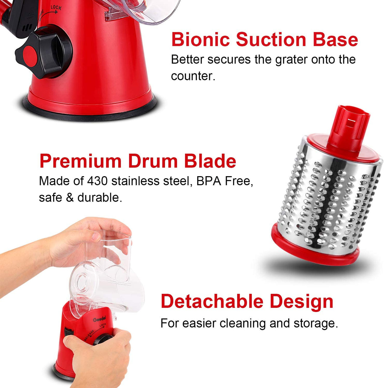 Magic Rotary Vegetable Slicer - LightsBetter